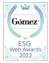 写真：Gomez ESG Web Awards 2022のロゴ