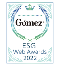 Ranked No. 1 in all industries in Gomez ESG Site Rankings 2022