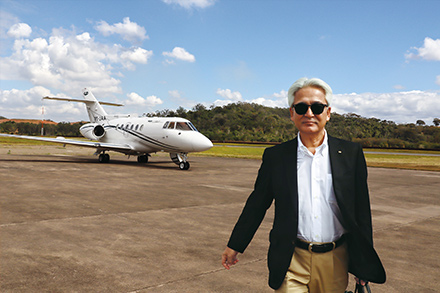 At the airport in Ipatinga, Brazil