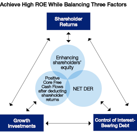 Achieve High ROE While Balancing Three Factors