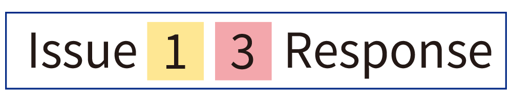 Issue 1 3 Response