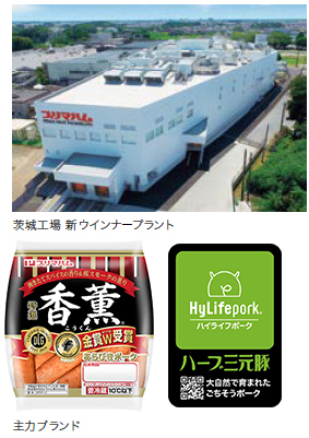 写真：茨城工場 新ウインナープラント、主力ブランド