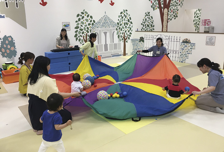 子どもが安全に遊べる屋内施設「トット・ガーデン」