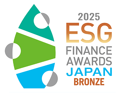 環境省ESGファイナンス・アワード・ジャパン受賞のロゴ