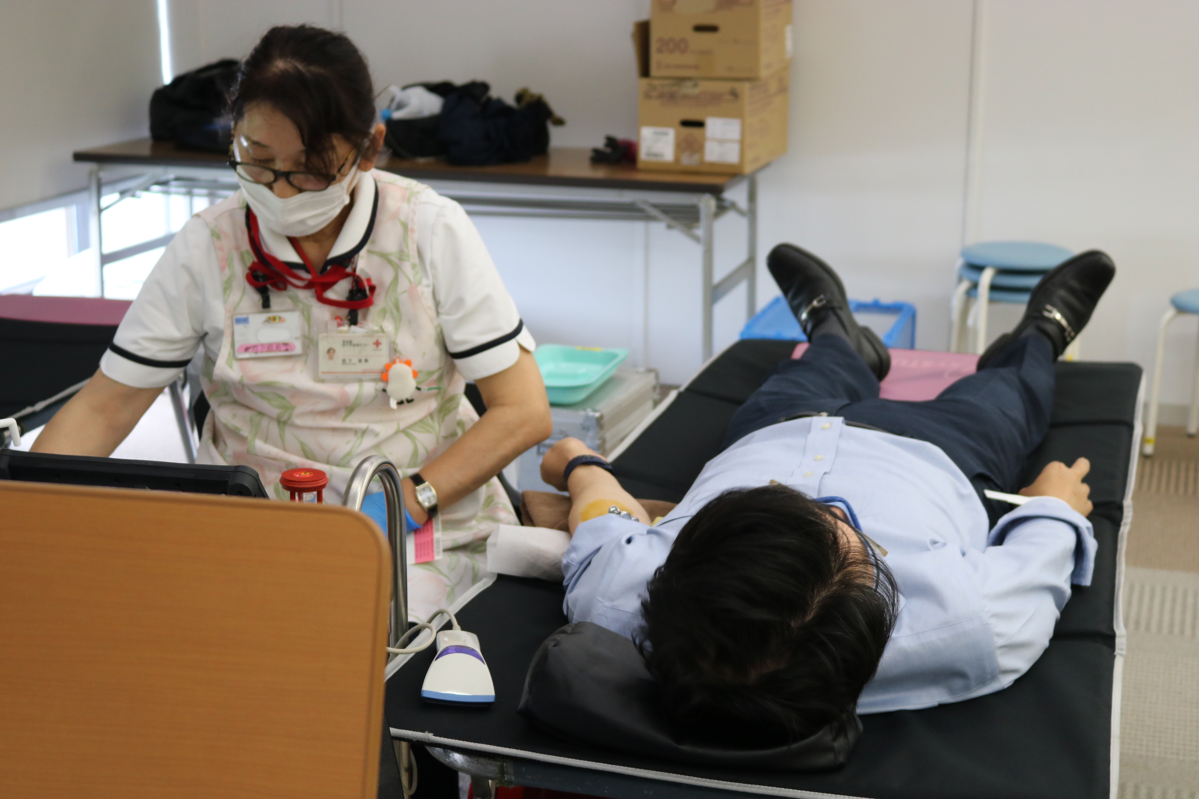 写真：献血会場の様子２