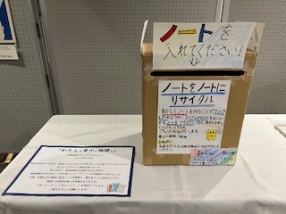 社員通用口に設置された回収ボックス