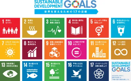 SDGs（Sustainable Development Goals）の図