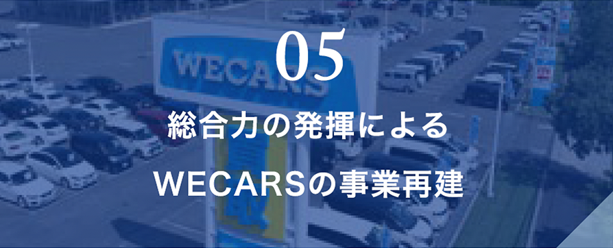 05 総合力の発揮によるWECARSの事業再建
